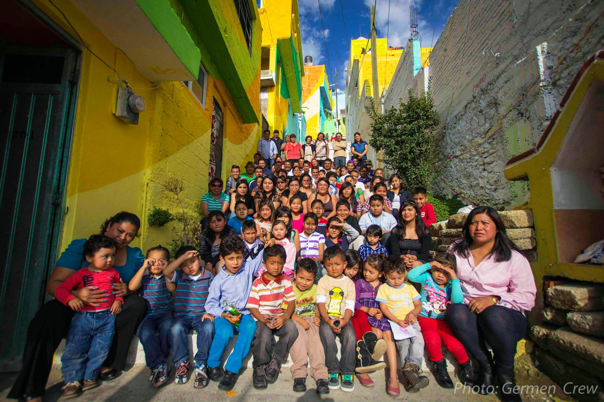 La comunidad que ayudó a crear el Macro Mural Palmitas